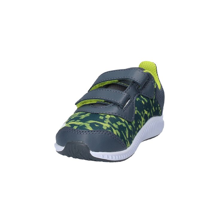 Adidas Fortarun Comfortable Durable Low-Top Walking Shoes Baby Shoes Gray Green BY8980