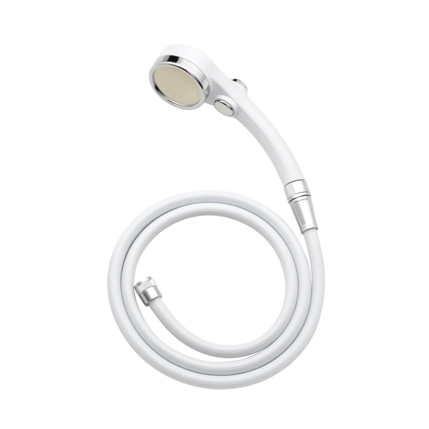 

Gaona Shower Head and Hose Korekamo with 3 Adapters Set, (GA-FH034), Easy-to-Turn, White, белый