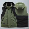 Men's Trendy Cotton Patchwork Vest - Autumn/Winter Warmth & Style