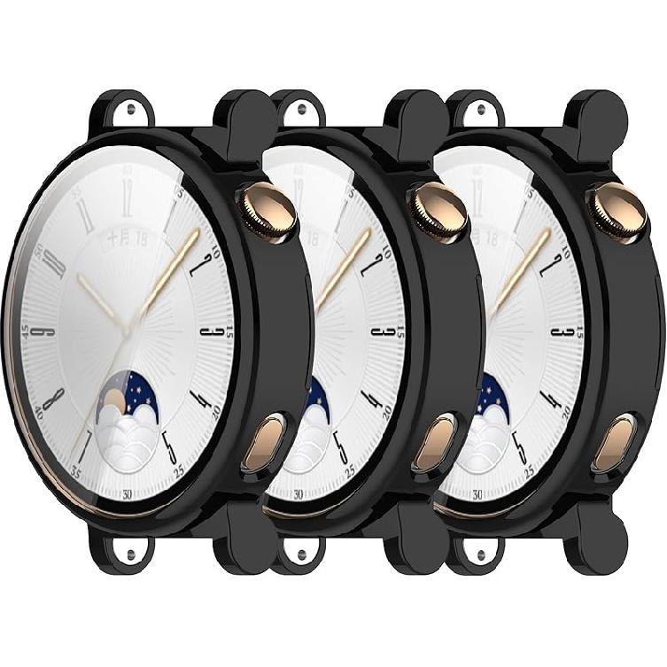 3Pack Screen Protectors Compatible with Huawei Watch GT4 (Not The GT4 46mm) Case Soft TPU All-Around Protective Cover Case Intended for Huawei Watch