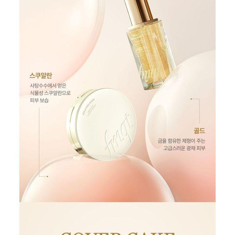 The Face Shop Fmgt Gold Collagen Ampoule Cover Cake - 2 Colors