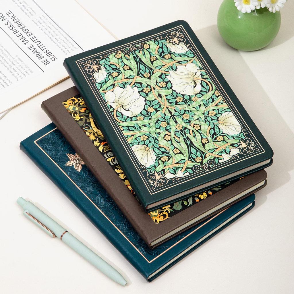 Retro A5 Illustrated Notebook with Thick Blank Pages