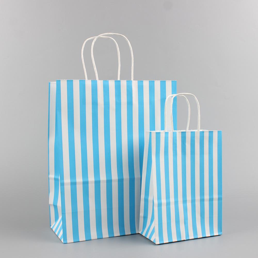 Liela punktota Ziemassvētku dāvanu maisiņš - Pārnēsājams kraftpapīrs