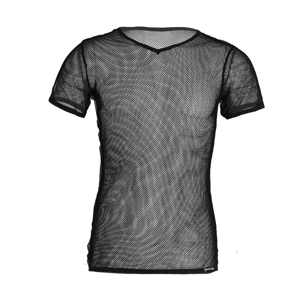 Mens Short Sleeve Mesh Tops Gym Wear Muscle T-shirt Sports Tee Shirts