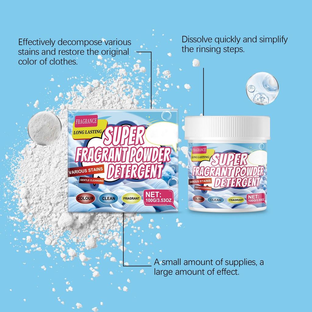 Super Laundry Detergent Household Clothing Cleaning Stains, Dirt, Odors, Lasting Fresh Smell, Clean Clothing Care