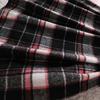 New Girls Autumn and Winter Fake Two-piece Sweatshirt Plaid Skirt Suit