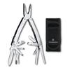 VICTORINOX Swiss Tool Spirit MX Silver with Nylon Case Swiss Army Knife Multifunctional Knife Pliers Swiss Made Multitool with 24 Functions with Lock