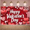 Backdrop Happy Gift Wedding Decoration Valentine's Banner For Party Wedding Girlfriend