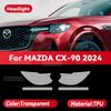 For MAZDA CX-90 2024 Auto Transparent TPU Protective Film Car Interior Central Control Navigation Panel Sticker