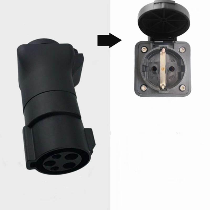 American standard European standard J1772Type1 New energy charging pile to take electricity 220V conversion socket Type1 Schuko Plug