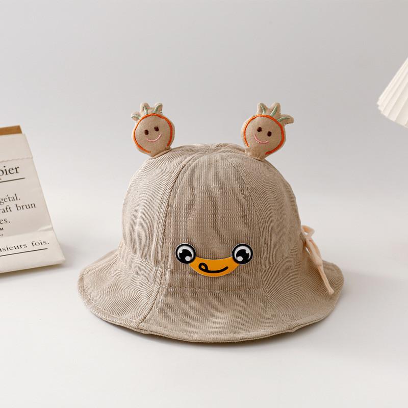 Cute Banana Eyes Sun Hat For Infants Cotton Fisherman Cap For Baby Boys And Girls