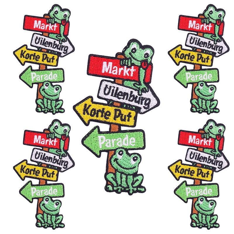 10pcs /Lots Netherland Carnival Patch Netherland Oeteldonk Emblem Full Embroidered Patches Iron On Patches For Clothing Sew Diy 