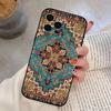 Persian Carpet Floral Pattern Phone Case Silicone Soft For IPhone 17 16 15 14 13 12 11 X XR Plus Pro Max Plus