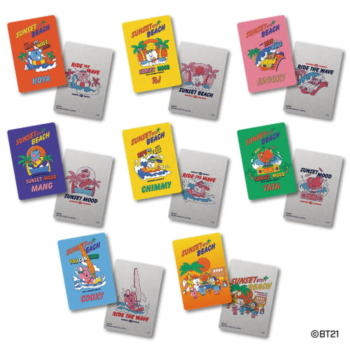 BANDAI BT21 Metal Card Collection (BOX)