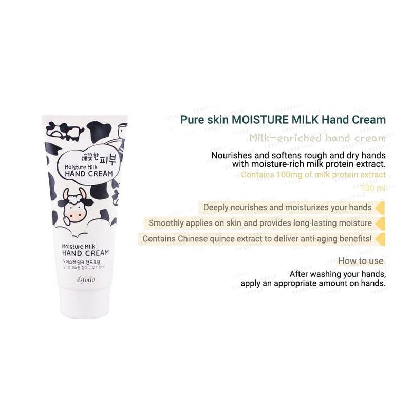 esfolio - Pure Skin Moisture Milk Hand Cream 100ml