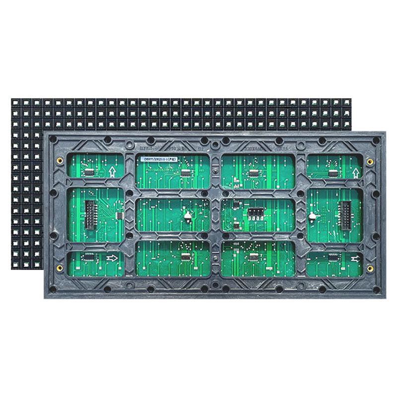 Outdoor Waterproof P10 LED Display Module: Surface Mount Red Scrolling Text Screen