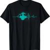Heartbeat Drums T-Shirt für Schlagzeuger T-Shirt