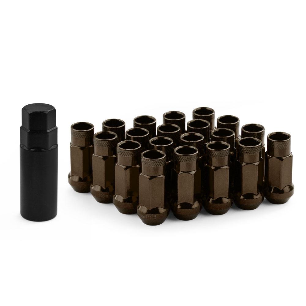 Car Modification Screws Wheel Hub Nuts Hexagonal Lightweight Racing Tire Nuts M12x1.5 M12x1.25 Wheel Hub Screws