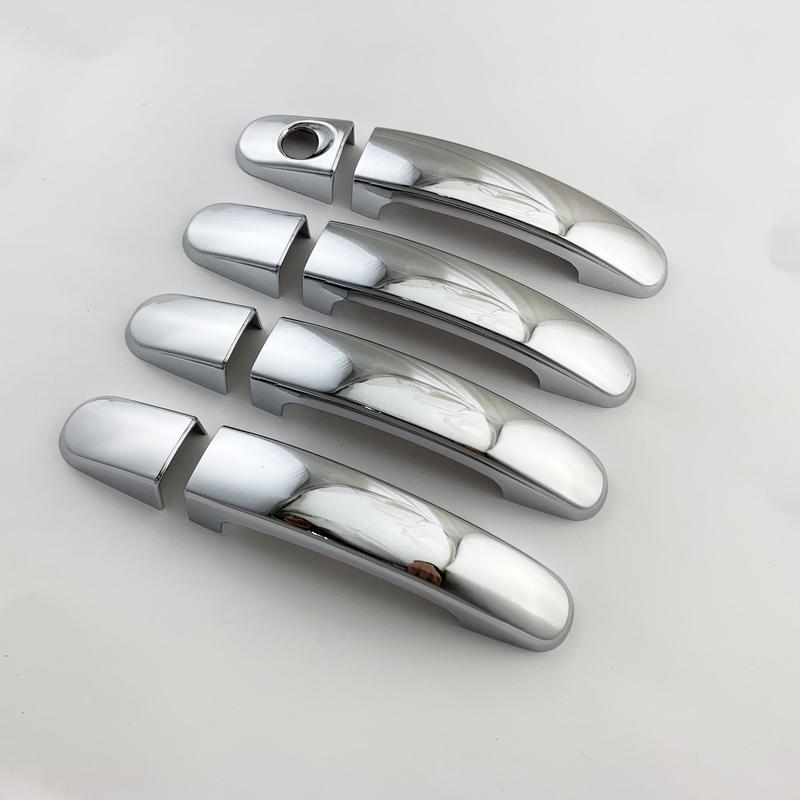 ABS Chrome Car Accessories Plated Door Handle Bowl Cover Trim Paste Style For Ford Ranger 2015 2016 2017 2018