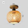 Bamboo Weaving Wall Lamp: Retro Wabi-Sabi Style for Tea Rooms and Bedrooms