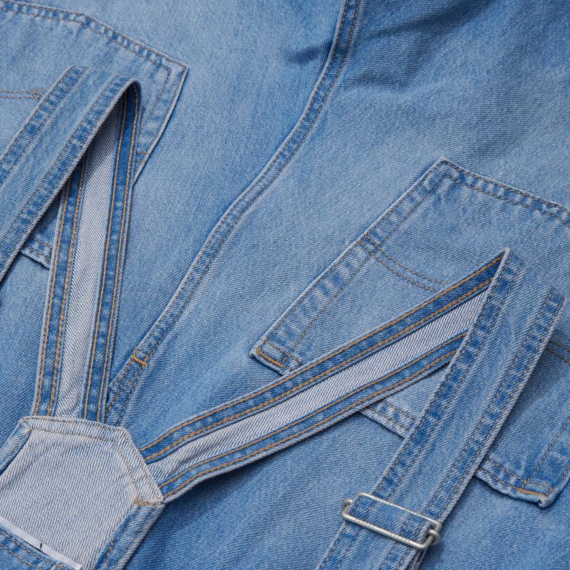 Levis Casual Straight-Leg Short Overalls Denim Shorts Women Shorts 52333-0040