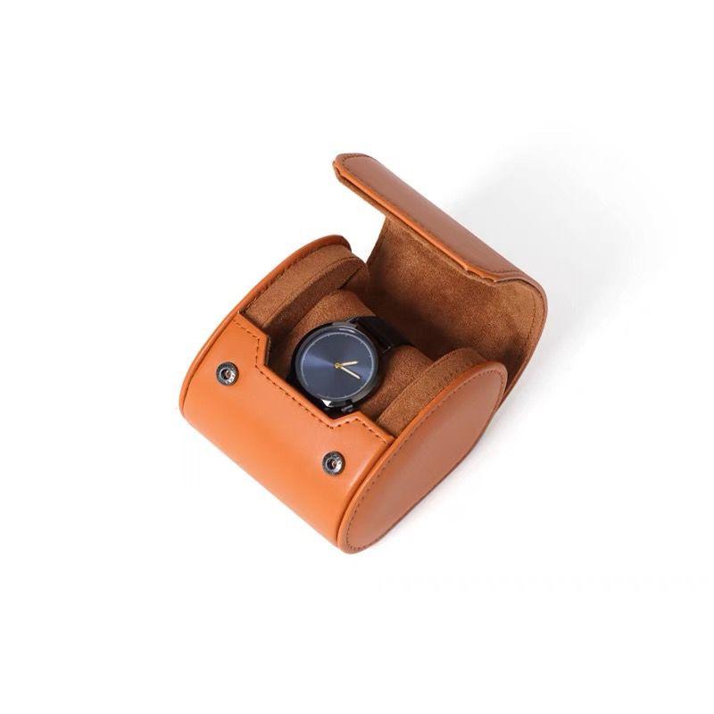 Uhrenrollen-Reiseetui, Uhrenbox-Organizer für Herren mit 1/2/3 Fächern, Uhrendisplay-Aufbewahrung, tragbare Uhrenrollen, PU-Lederetuis