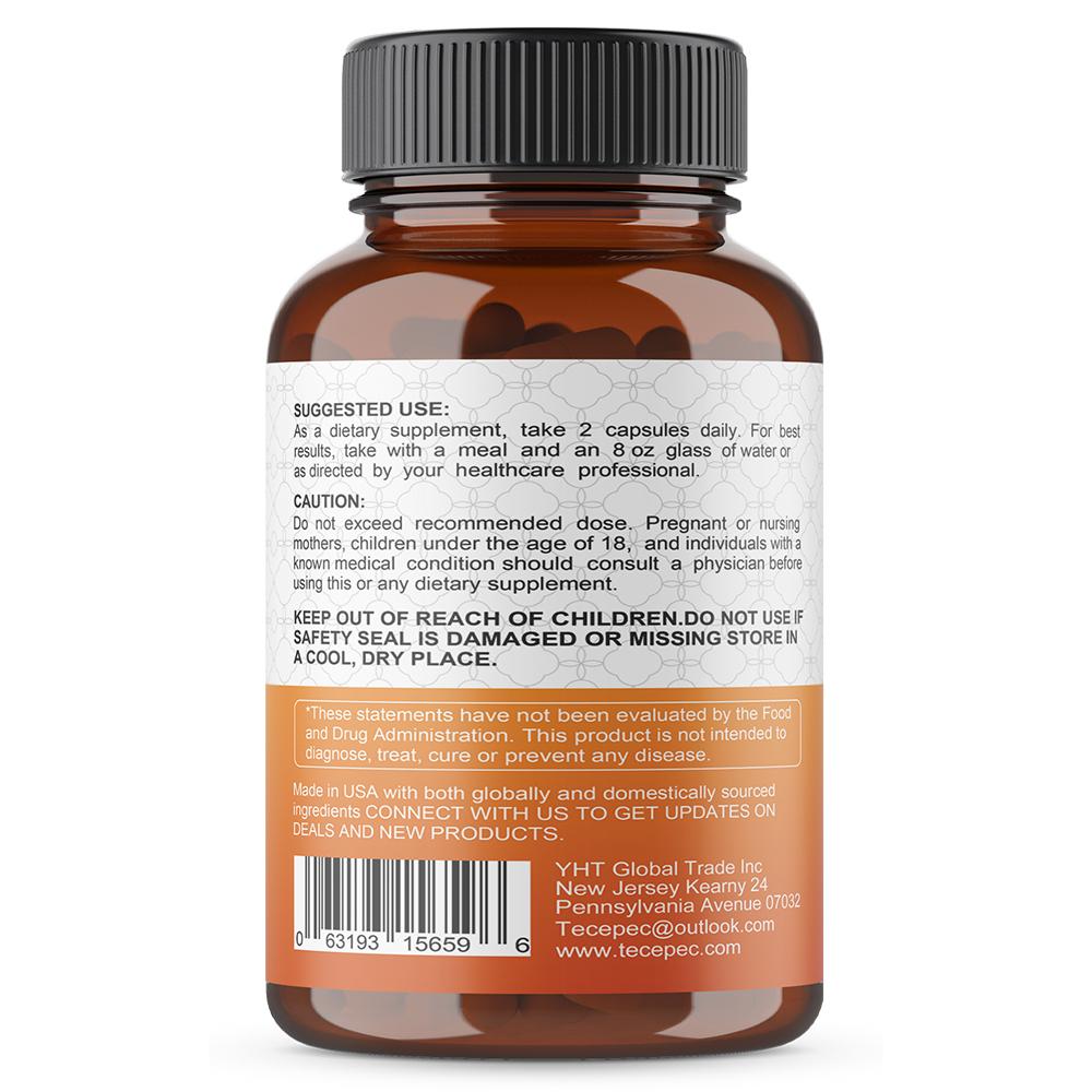 Quercetin Nahrungsergänzungsmittel, 1000 mg pro Portion, 120 Kapseln pro Flasche