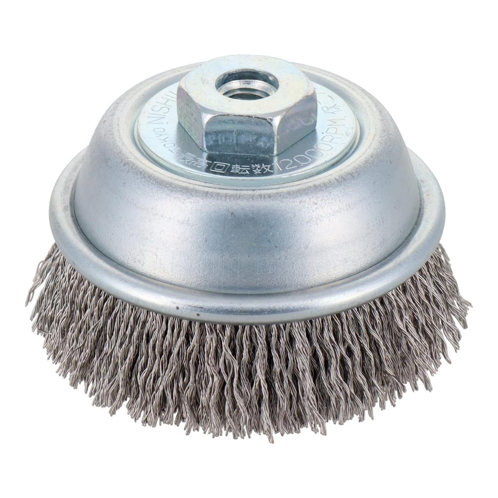 Sankyo Corporation Construction Rapid Cup Stainless Steel Brush, Wire, 75mm, KCB-75S