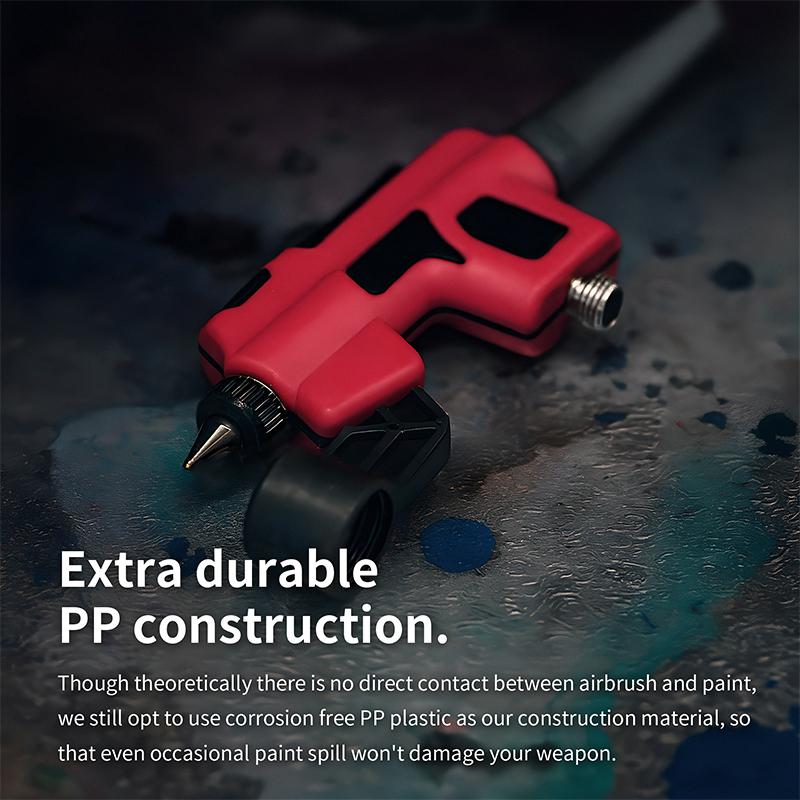 Dspiae PT-AB Wash-free Airbrush With Marker Rack For Gundam Scale Model Painting Tools Quick Paint Change Hobby DIY Craft Tools