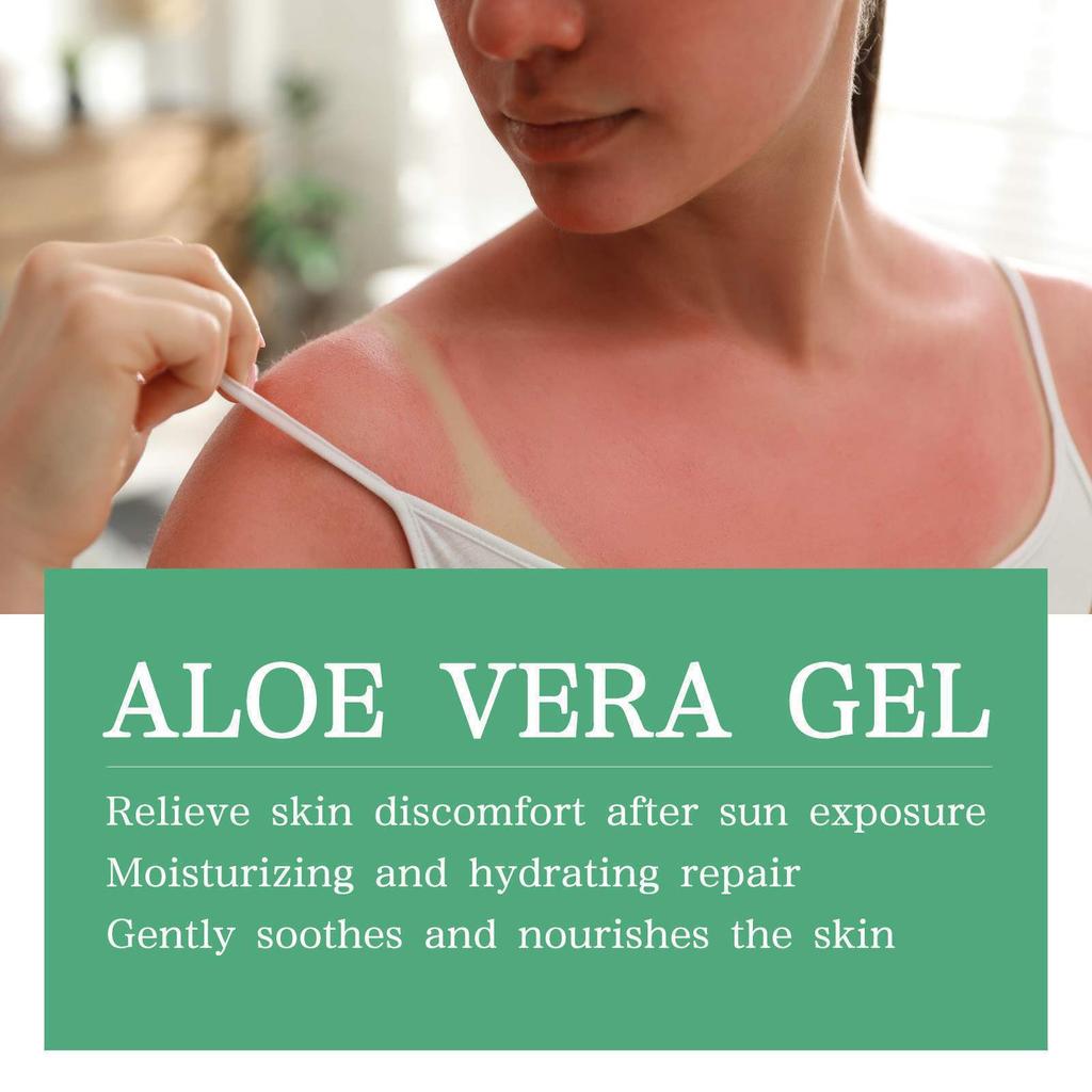 Gel cu Aloe Vera OUHOE Gel Hidratant pentru Corp Piele Bronzată de Vară