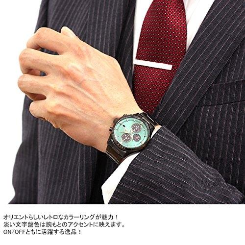 Orient Men's Solar Chronograph Watch - Japanese Made, Green Dial, with Local Manufacturer Warranty, Model RN-TY0001E