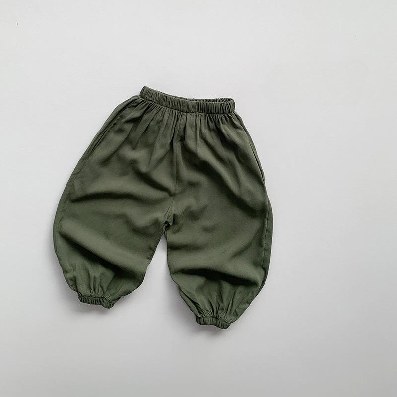 Children's Mosquito Pants Summer Boys' and Girls' Pants Japanese Korean Loose Wide Leg Pants Children's Clothing