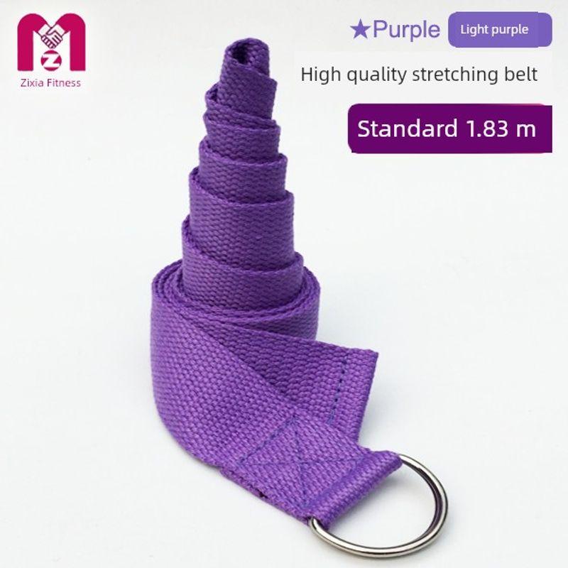 

Fitness Stretch Band Long Stretch Band Pure Cotton Yoga Rope Stretch Aerobics Yoga More Auxiliary Supplies Tension Band Stretch belt [seconds kill] Purple