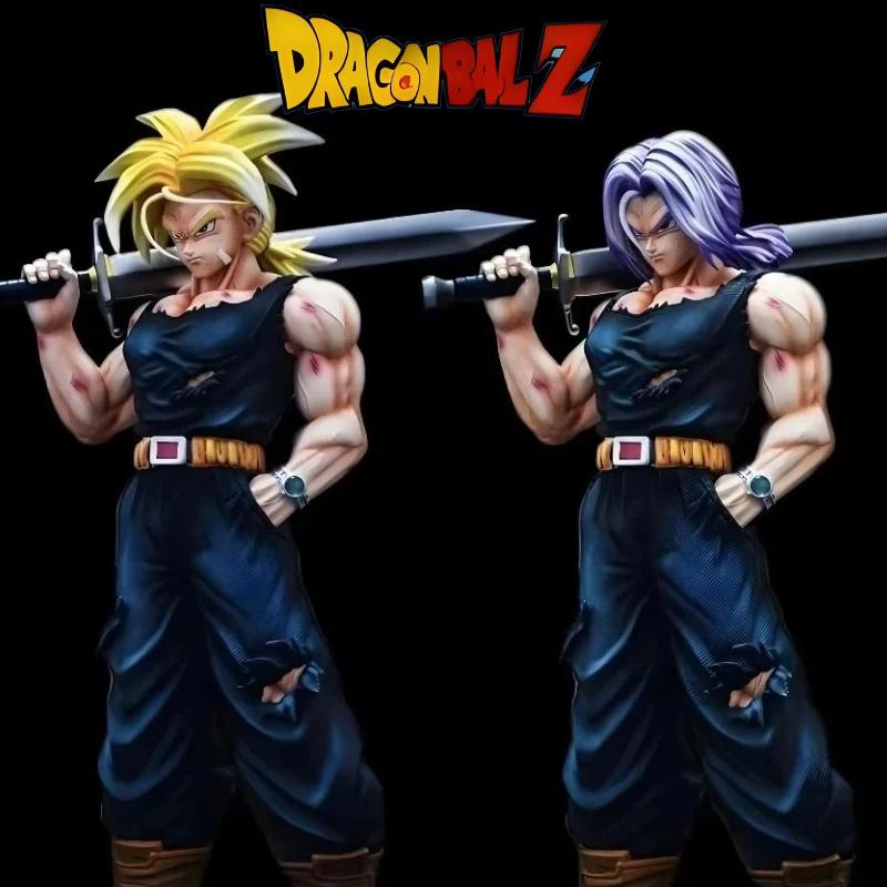 In Stock 32Cm Anime Dragon Ball Z Figure Carry Knife Trunks Action Figures Pvc Statue Desktop Ornamen Collection Model Toys Gift