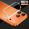For iPhone Air 11 12 13 14 15 mini 16 16e 17 18 Pro Max Matte No Fingerprints Back Hydrogel Film Screen Protector