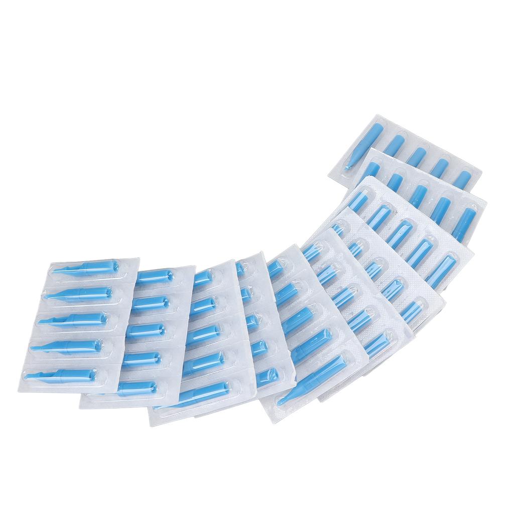 50pcs Tattoo Needle Tips Set Independent Packaging Disposable Tattoo Needle Tip Kit for Tattoo
