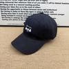 Cartoon rabbit embroidered baseball cap female soft top versatile face small spring and summer outdoor breathable sunshade cap