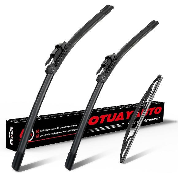 OTUAYAUTO 22"+22" Windshield Wiper Blades Replacement for Chevrolet Silverado 1500 2500 3500 1999-2006 2019-2024 Front Window Wiper Fit Factory