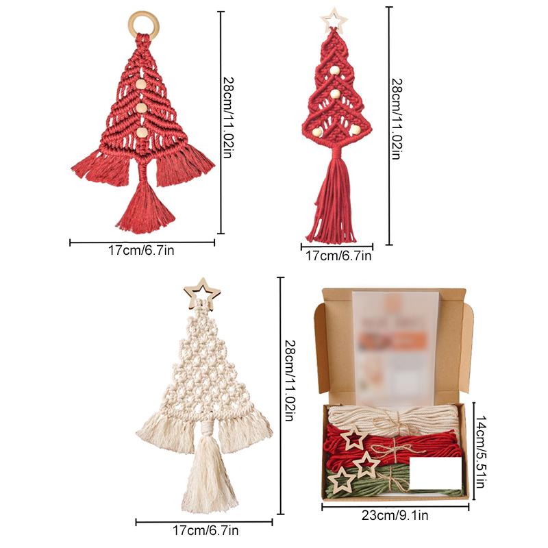 3pc/box Craft Gift Set Perfect for Family And Friends Red Green White Handmade Multiple Options Available