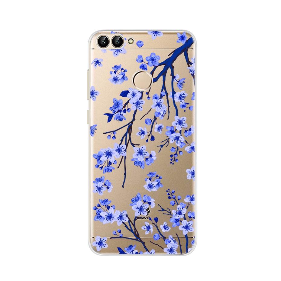 For Huawei P Smart 5.65inch Case Cute TPU Soft Silicone Back Cover Phone Case For Huawei P Smart 2018 FIG-LX1 PSmart Case