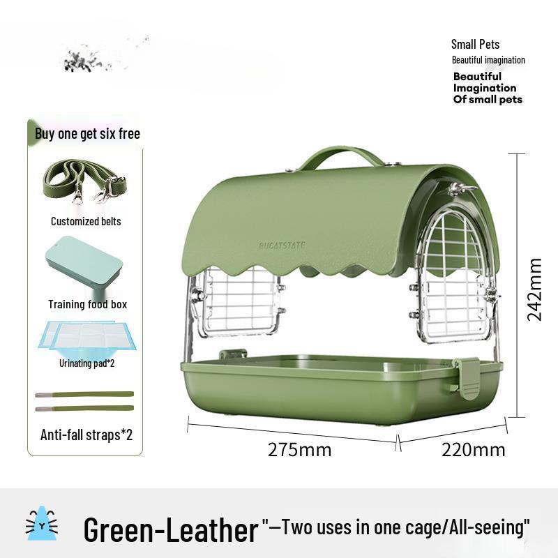 Portable Acrylic Peony Parrot Bird Cage - Ornamental Tiger Skin Design for Cockatiel