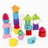 Montessori Wooden Toys Color Shape Matching Puzzle Game Colorful Beaded Color Cognition Educational Toys Gift for Children Kids