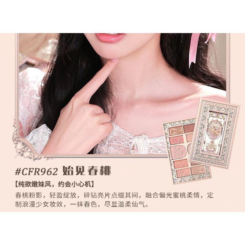 CHEERFLOR - Brilliant Secret Series 10-Color Frame Eyeshadow Palette - 3 Types