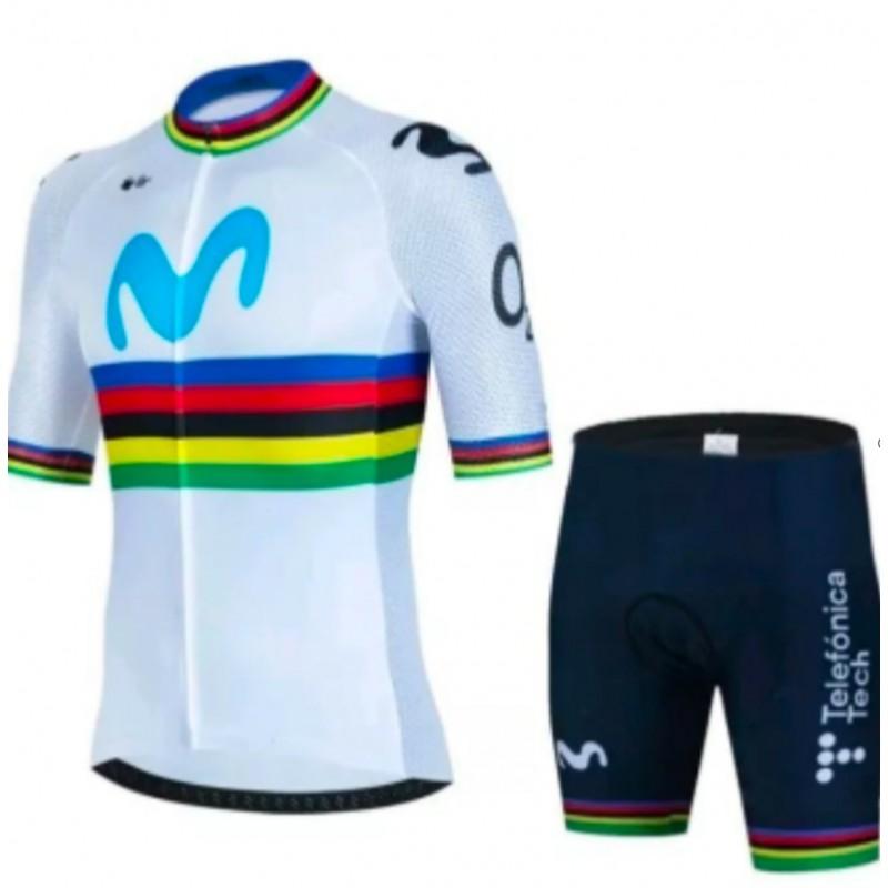 Maßgeschneidertes Radtrikot-Set Kurzarm-Oberteil Shorts Fahren Atmungsaktiv Feuchtigkeitstransportierend Unisex