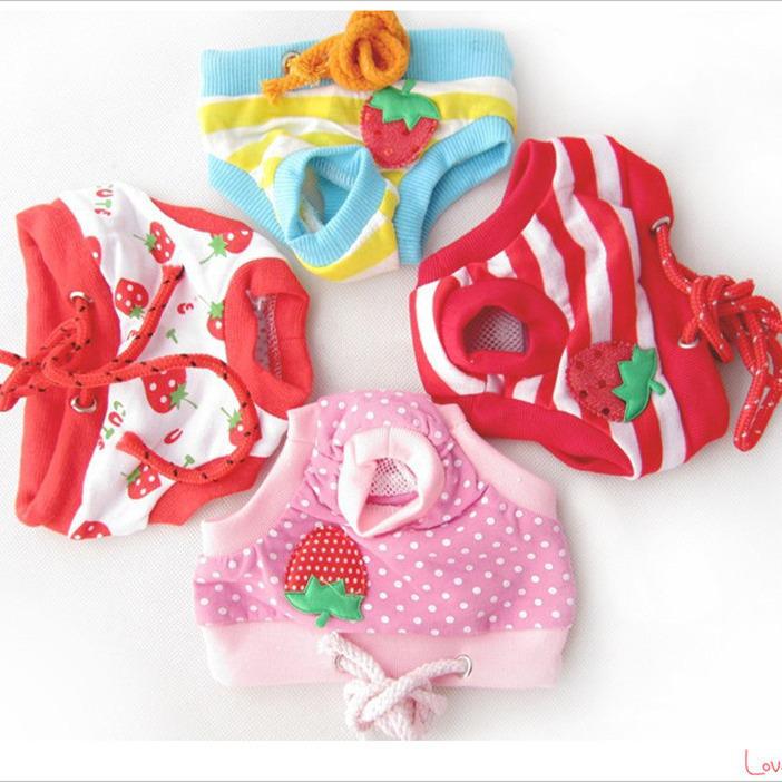 Comfortable Pet Dog Sanitary Pants for Menstruation and Estrus