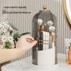Rotating Makeup Brush Holder & Cosmetic Organizer Box