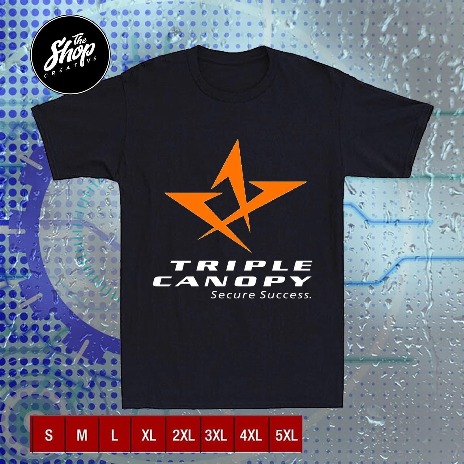Triple Canopy Security Логотип Constellis Смешной S-5XL S