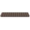 Self Adhesive Stair Treads 15 pcs Brown 65 x 21 x 4 cm