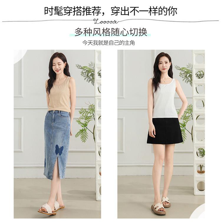 Knitted Vest: Summer Casual Versatile Thin Round Neck Solid Color Sleeveless Women's Top