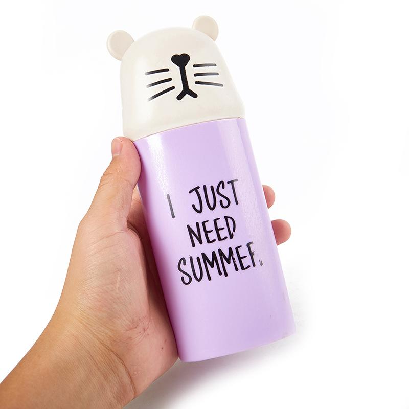Portable Travel Toothbrush Cup Cartoon Bear Cover Toothpaste Holder Bathroom Organizer Accessories Teeth Brush Storage Case Box